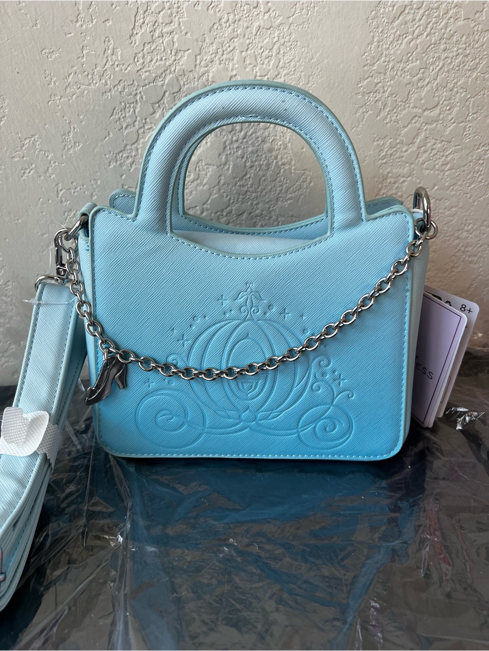 Loungefly Disney Cinderella 75th Anniversary Carriage Crossbody Bag NWT